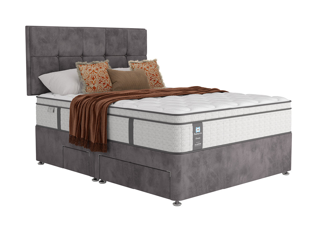 Sealy Posturepedic Elevate Gel Cool Mattress 2+2 Divan Set